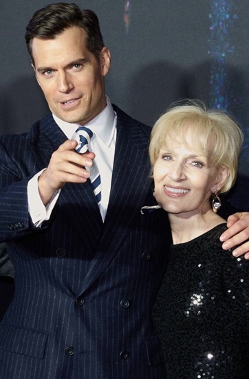 Marianne Cavill with her son Henry Cavill.